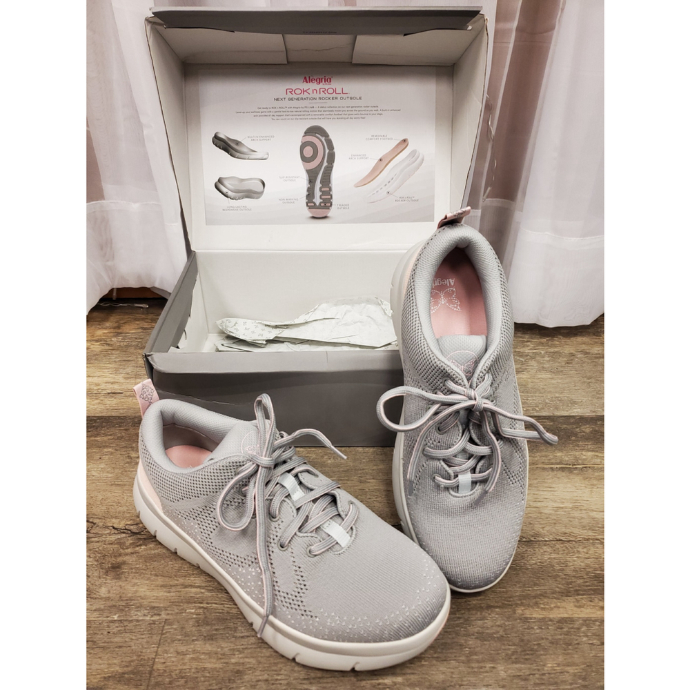 Algeria by PG Lite Grey and Pink Tennis Shoes. Size 10.5-11. RS 80